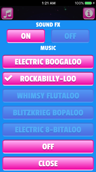 Jumble-Tron - Music Selection
